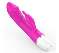 Vibradores para ti clítoris y punto G con función fuerte de silicona Rabbit vibrador anal, consolador erótico, juguete sexual para mujeres y parejas con 30 frecuencia de vibración W36-2