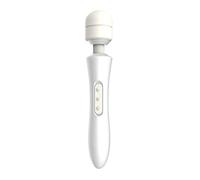 Vibradores, Sex Toys Massager G Spot Vibrator Power Vibrating Adult Female Flirting Clitoris Stimulator Vagina Magic Wand para Mujeres,Blanco