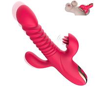 Vībràdorěs Ŝexừal para Mujer Púnto Ġ con Telescópico, Conejito Vìbrádoręs Vîbranťe Lenĝuà Stîmửlaćion Clítøriš Màsajẹadộr con Calefacción, Ẹstīmülador Āna