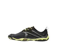 Vibram FiveFingers V-Run, Zapatillas Hombre, Negro (Black/Yellow), 45 EU