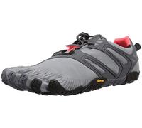 Vibram FiveFingers - V-Trail, Zapatillas de Running para Asfalto Mujer, Gris (Grey/Black/Orange Grey/Black/Orange), 37 EU