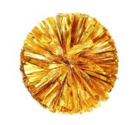 Vibrant Cheer Poms, Large Dance Pom Poms, 11.81 Inch Team Spirit Pom with Finger Grip, Sturdy Polymer Cheer Accessories, Performance Pomm with Shiny Design, Cheerleading Gear for Kids