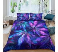 Vibrant Psychedelic Art Funda Edredon Juego de Ropa de Cama de 3 Piezas Impresión 3D Cierre de Vibrant Psychedelic Arte Funda de Edredón Funda de Almohada a Juego Transpirable Lavables for Adultos