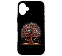 Vibrant Tree of Butterflies Carcasa para iPhone 16 Plus