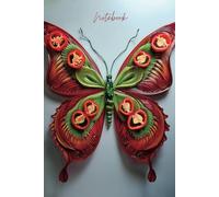 Vibrant Veggie Butterfly Notebook - 6x9 Lined Journal for Foodies, Cooks, and Creative Planners, 100 Pages of Culinary Inspiration