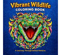 Vibrant Wildlife: Animal Mandala Coloring Book for Adults