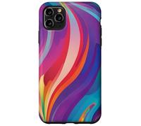 Vibrante Abstracto Fluir Color Swirl Art Carcasa para iPhone 11 Pro MAX