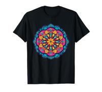 Vibrante diseño de Mandala para una Serenidad Consciente Camiseta