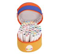 Vibrante Kit de Marcadores de Pintura Acrílica de 60 Colores para Proyectos Creativos en Madera, Tela, Cerámica y Roca