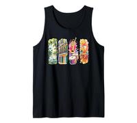 Vibrante Nueva Orleans NOLA Jazz Crawfish Bayou Art Camiseta sin Mangas