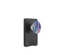 Vibrante patrón abstracto Art Deco floral PopSockets PopWallet para MagSafe