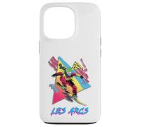 Vibrante Snowboarder en Les Arcs Design Carcasa para iPhone 13 Pro