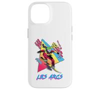 Vibrante Snowboarder en Les Arcs Design Carcasa para iPhone 14