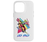 Vibrante Snowboarder en Les Arcs Design Carcasa para iPhone 14 Pro Max
