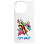 Vibrante Snowboarder en Les Arcs Design Carcasa para iPhone 15 Pro Max