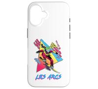 Vibrante Snowboarder en Les Arcs Design Carcasa para iPhone 16