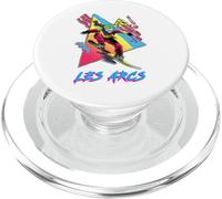 Vibrante Snowboarder en Les Arcs Design PopSockets PopGrip para MagSafe