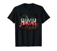 Vibrante traje de llanto de batalla Haayah para los amantes del karate Camiseta