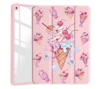 VibrantFruitique Yummy Ice Cream - Funda híbrida transparente para iPad Air de 11 pulgadas M3 (2025)/M2 (2024), iPad Air 5ª (2022)/4ª generación (2020) Gen de 11.9 pulgadas, con soporte para lápiz