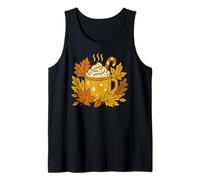 Vibras otoñales Chocolate Caliente Camiseta sin Mangas