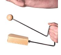 Vibraslap Noise Maker | Instrumento de efecto de percusión de madera | Sonajero Loud Para Músicos, Drama, Banda, Teatro Espectáculo, Fiesta Sonido Herramienta FX, Music Education & Performance