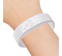 Vibrating Alarm Wristband - Vibrating Alarm Reminder Wristband, Digital Shake Reminder Clock Bracelet, LED Display Vibratings Alarm's VWatch For Adults Teens Heavy Sleepers Office Bedroom Sleep