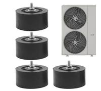Vibration Isolation Pads Air Conditioner - 4 Pieces AC Outdoor Unit Supplies | Non-Slip Air Conditioning Shock Pad - for Homeowners Technicians Installers Office School Apartment Renters