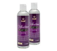 Vibratissimo Play Gel Calentador 2x250 ml | Lubricante con efecto cálido | Geles a base de agua | Gel lubricante adecuado para juguetes y condones de látex | lubricación a base de agua