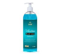 Vibratissimo Play Gel Cooling Blue 1000 ml | Lubricante refrescante | Geles a base de agua | Gel lubricante adecuado para juguetes de silicona y condones de látex | lubricación a base de agua