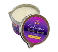 VIBRATISSIMO Vela de Masajes Japanese Plum 50 ml | vela con olor a ciruela | vela relajación | hecho de materias primas naturales y aceite de coco | apto para piel sensible | Massage Candle