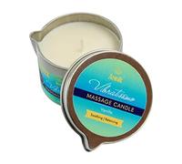 VIBRATISSIMO Vela de Masajes Vainilla 50 ml | vela con olor a vainilla | vela relajación | hecho de materias primas naturales y aceite de coco | apto para piel sensible | Massage Candle