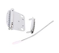 Vibrato Tremolo Bridge, kit de cordal de trémolo de metal ajustable con llave, fácil de instalar para reparación y actuación de guitarra, adecuado para