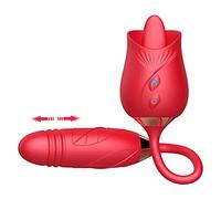 Vibràtrì de silicona con doble motor, Stîmlàzînë Clìtoi Puntó G Dónnà Sqúîrtîng Vîbràtóri con 10 modos de vibración de estiramiento * 10 modos de Sëssó Oràlë, resistente al agua ggiàtRey