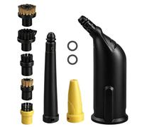 Vibrivio 10 piezas Accesorios kar cher, accesorios Limpieza de Vapor para Kär cher SC1 SC3 SC5 SC4 SC2, piezas de repuesto con boquilla alargadora, cepillos redondos y boquilla para juntas