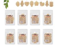 Vibrivio Estropajo Luffa Natural 8 Piezas, Esponja Vegetal Biodegradable para Cocina, Doble Cara con Lazo Colgante, Alta Absorción y Repelente al Aceite, Ideal para Limpieza de Cocina y Encimeras
