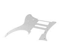 Vibrivio Golpeador de guitarra eléctrica, placa de aleación de aluminio 2 Humbucker, color bronce, compatible con bajo de guitarra, protector de púa de guitarra, fácil instalación