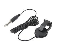 Vibrivio Interruptor de palanca de 3 vías para guitarra, selector de pastilla de guitarra eléctrica de metal de alta resistencia, plateado, incluye abrazadera de pastilla y clip de agujero de sonido