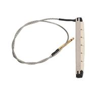 Vibrivio Puente de pastilla de guitarra, tira integrada, piezas de repuesto de instrumentos musicales folclóricos acústicos, transductor de sillín, pastilla piezoeléctrica, compatible con guitarras