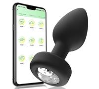 VíbrLASTtr Par APP Remote Control - Silicona Masajeador Vîbrtoi Ré Sêss Mini Modos de Vibración, Stímōlātré Clìtőrīdé/Púntø G, para mujer pareja y hombre (negro)