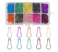 Vibronova 300 Piezas Imperdibles de Seguridad de Calabaza, Alfileres de Bulbo, Metal Colores para Manualidades y Ropa, Puntada, Bricolaje