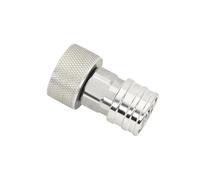 Vibsky 2 mangueras de jardín de 34 pulgadas a 14 pulgadas, adaptador de conexión rápida hembra de acero inoxidable a prueba de fugas