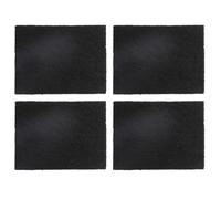 Vibsky 4 almohadillas de filtro de carbón activado de 95 x 7 x 05 cm para cubos de compostaje Joseph Joseph, material neutralizador de olores, color negro