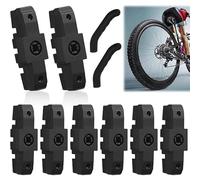Vibsky 6/8 zapatas de freno para Magura HS11, HS22, HS33 50 mm para frenos de bicicleta, color negro, 28 g, ligeras, para HS24, HS33 R Series