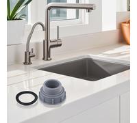 Vibsky Adaptador reductor roscado para lavabo de 57-46 mm, 58-46 mm, 60-46 mm, para conectar manguera de jardín a grifo de cocina o baño