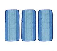 Vibsky Almohadillas para mopa Swiffer Wet, reutilizables, 30 x 14 cm, almohadillas de microfibra para suelo laminado, madera, azulejos, vinilo, para fregonas pulverizadoras de 12 pulgadas