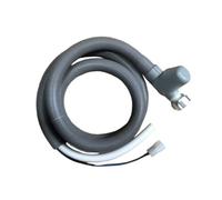 Vibsky Aquastop - Manguera de entrada para lavavajillas (1,85 m, con válvula de parada, compatible con electrodomésticos A02V, color gris)