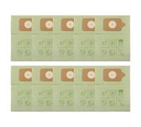Vibsky Bolsas de polvo de repuesto para Numatic para aspiradoras Henry, bolsas de filtración de papel de 32 x 23 cm, aptas para NVM-1CH HVR200-11, paquete económico de 5 o 10 unidades