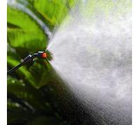 Vibsky Boquilla pulverizadora eléctrica de 4 agujeros para agricultura y césped, forma de ventilador cónico, rosca de 16 mm, construcción de polipropileno
