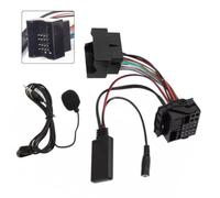 Vibsky Cable auxiliar de audio adaptador de micrófono externo para Opel CD30 CDC40 CD70 DVD90 Astra Corsa Vectra Zafira para Combo Meriva Antara Agila Movano Vivaro Signum Tigra