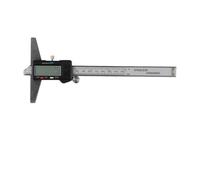 Vibsky Calibrador digital de profundidad de 0 a 150 mm, medidor electrónico de profundidad con pantalla LCD, acero inoxidable, escala antirreflejos, conversión métrica e imperial, para medición de